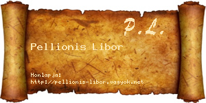 Pellionis Libor névjegykártya